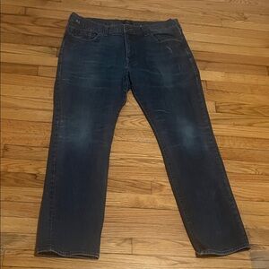 True Religion Men's Straight Ricky Jeans in Deep Indigo